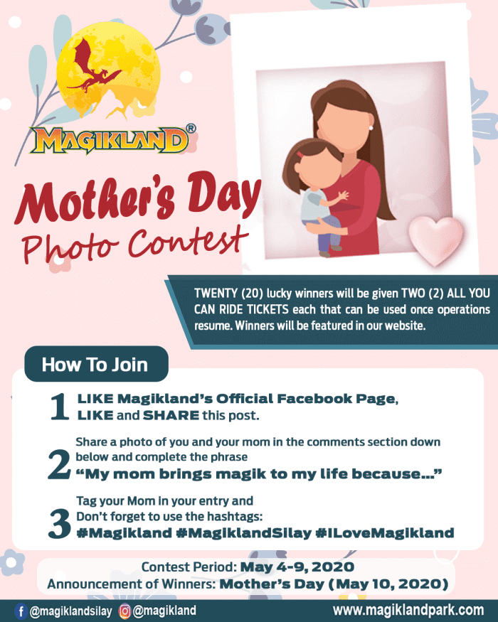Magikland Mother’s Day Photo Contest Magikland