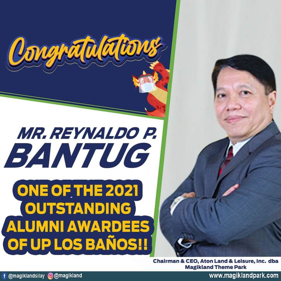 Congratulations! Mr. Reynaldo P. Bantug