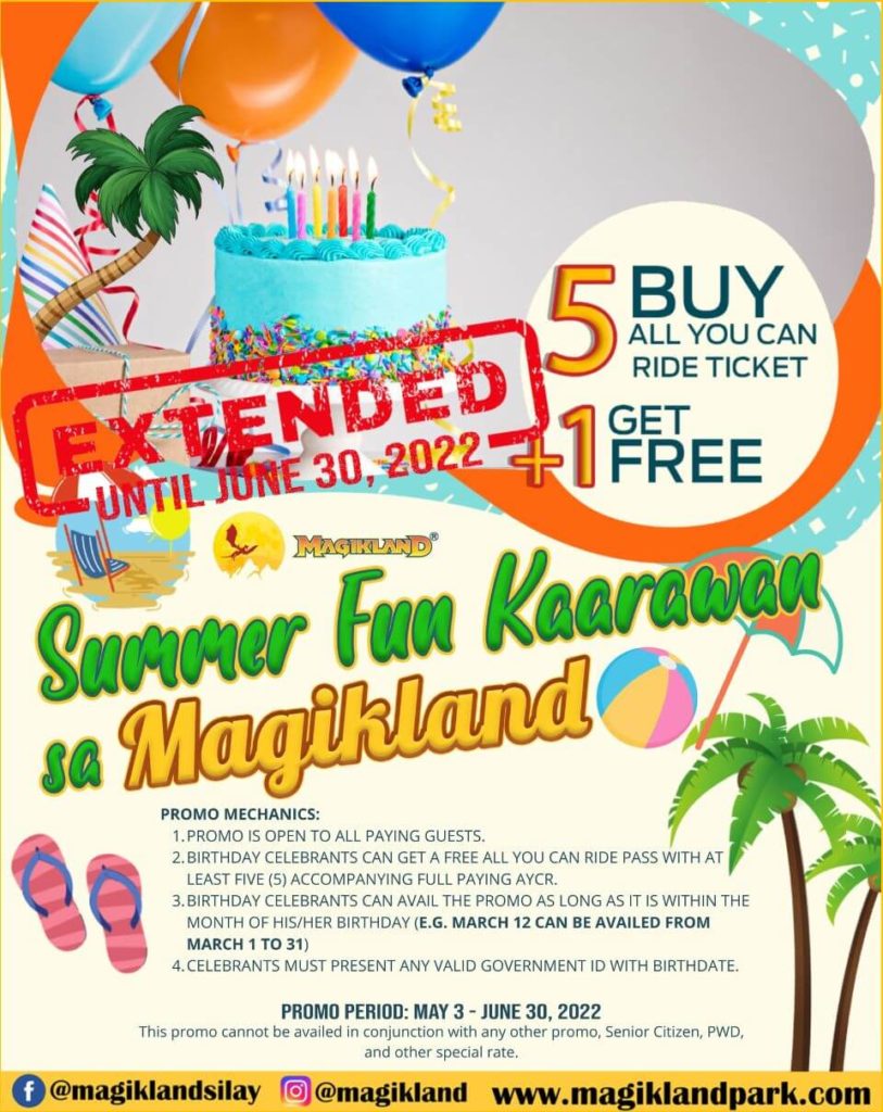 Birthday Blowout sa Magikland