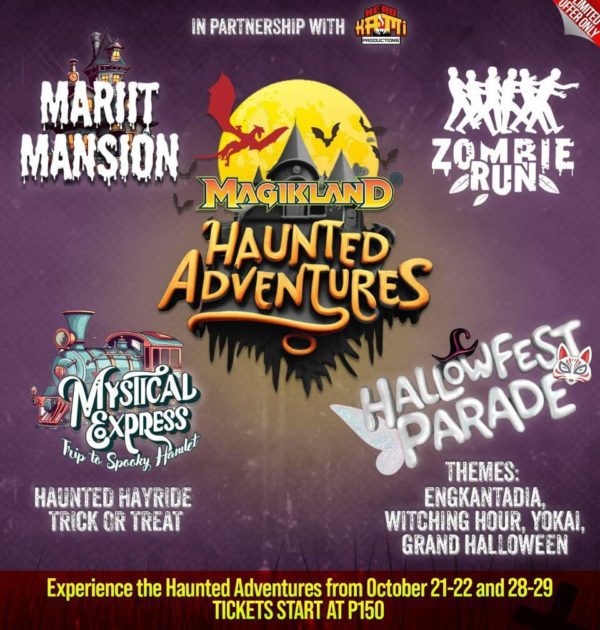 In partnership with HeroKami Productions, Magikland "Haunted Adventures" await you this coming halloween season!