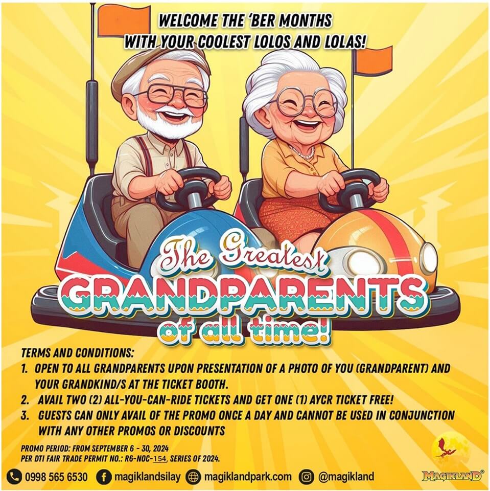 🎉 Celebrate Grandparents Month with the G.O.A.T! 🐐👵👴 Get a FREE Ride at Magikland! 🚀