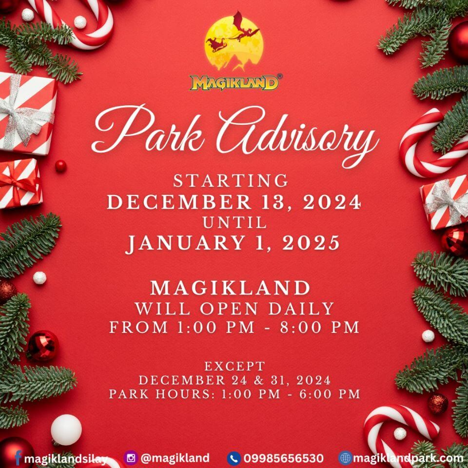 Magical Christmas Awaits at Magikland Everyday Starting December 13!