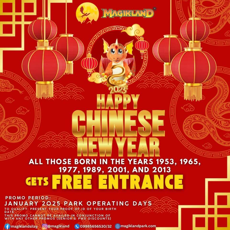 Calling All Snake Zodiac Born: Celebrate Chinese New Year with Free Entry to Magikland!